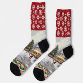 クリスマスカードシーン ソックス (左)