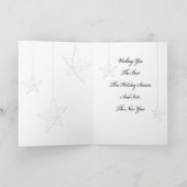 クリスマスカードスターオングリーン シーズンカード (内部)