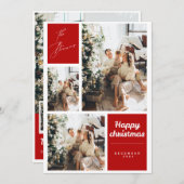 クリスマスカードデザイン シーズンカード (正面/裏面)