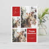 クリスマスカードデザイン シーズンカード (スタンド正面)