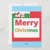 クリスマスカードデザイン メリークリスマス シーズンカード (裏面)