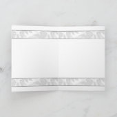 クリスマスカードピンナップブルネットとギフト カード (内部)