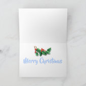 クリスマスカードペンギン&雪だるま 招待状 (内部)