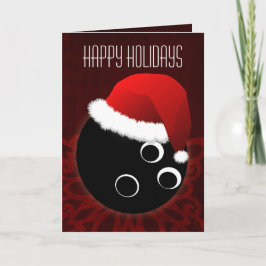 クリスマスカードボウリングをする人、 クリケットの投手用 シーズンカード