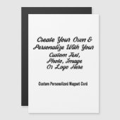 クリスマスカードマグネットパーソナライズされた – ホリデーキープサケ (正面/裏面)