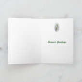 クリスマスカードマルチーズのスノードロップ シーズンカード (内部)