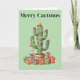 クリスマスカードメリー- Cactmus カード