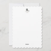 クリスマスカードロングヘアダッチンド シーズンカード (裏面)