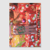 クリスマスカード付きリーススレッド (正面)