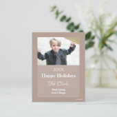 クリスマスカード任意の色はがき – HAMbWG シーズンポストカード (スタンド正面)