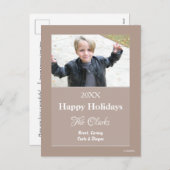 クリスマスカード任意の色はがき – HAMbWG シーズンポストカード (正面/裏面)