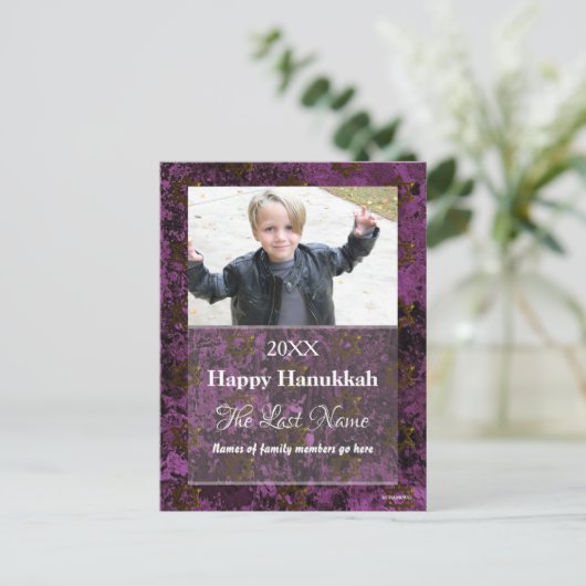 クリスマスカード任意の色はがき – HAMbWG シーズンポストカード (スタンド正面)