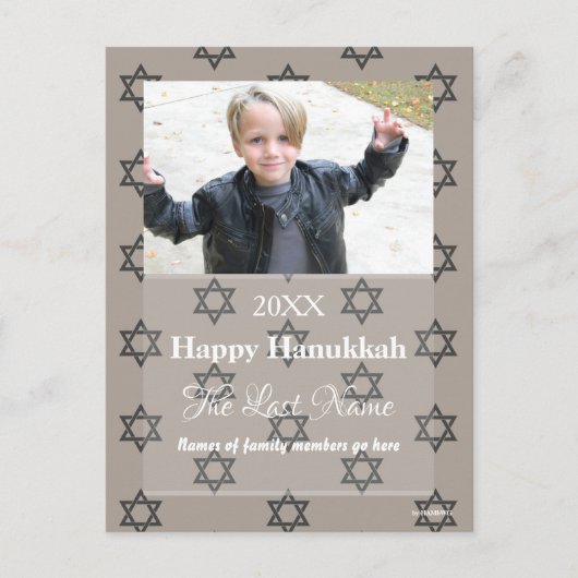 クリスマスカード任意の色はがき – HAMbWG シーズンポストカード (正面)