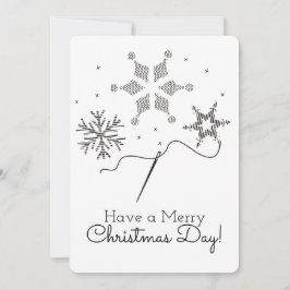 クリスマスカード刺繍クロスステッチ裁縫 シーズンカード