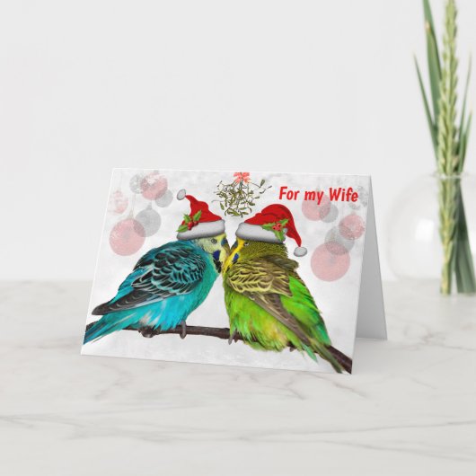 クリスマスカード妻 シーズンカード (正面)