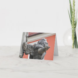 クリスマスカード宗教的ゴシック様式の天使 カード