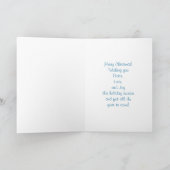 クリスマスカード少し星の天使 シーズンカード (内部)