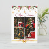 クリスマスカード招待状 シーズンカード (スタンド正面)