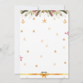 クリスマスカード招待状 シーズンカード (裏面)