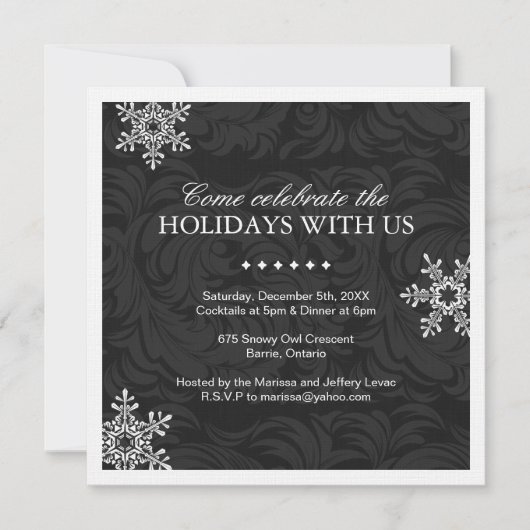 クリスマスカード招待状 招待状 (正面)