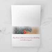 クリスマスカード標準5" x 7"には封筒が含まれる シーズンカード (内部)