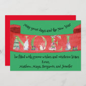 クリスマスカード用格言 サンキューカード (正面/裏面)