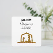 クリスマスカード素晴らしい祖父母 – 出生 (スタンド正面)