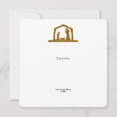 クリスマスカード素晴らしい祖父母 – 出生 (裏面)