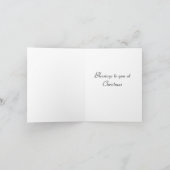 クリスマスカード聖フランシス シーズンカード (内部)