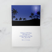 クリスマスカード賢人のシーン シーズンカード (内部)