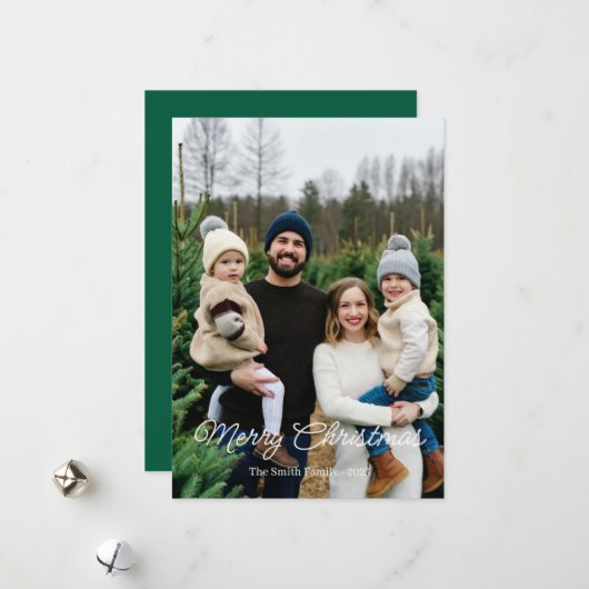 クリスマスカード (正面/裏面インサイチュ)