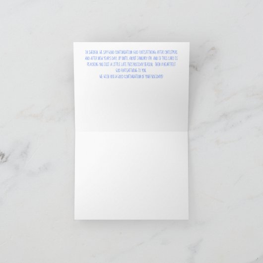 クリスマスカード (内部)