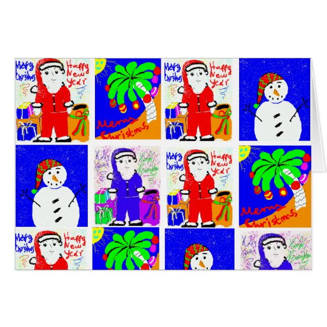 クリスマスカード (正面横)