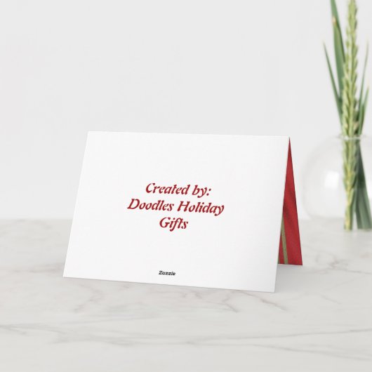 クリスマスカード (裏面)