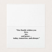 クリスマスカード (内部フラット)