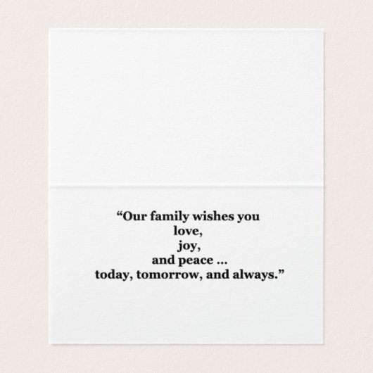 クリスマスカード (内部フラット)