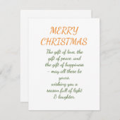 クリスマスカード (正面/裏面)