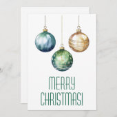 クリスマスカード (正面/裏面)