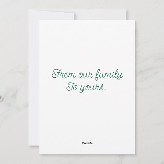 クリスマスカード (裏面)