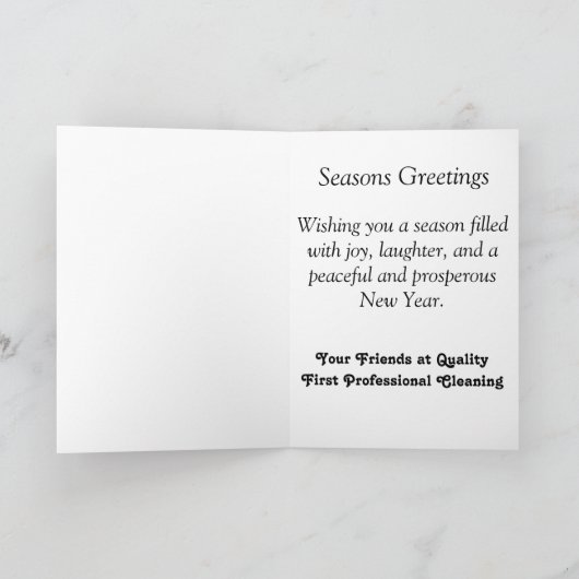 クリスマスカード (内部)