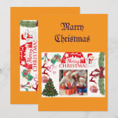 クリスマスカード (正面/裏面)