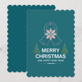 クリスマスカード (正面/裏面)