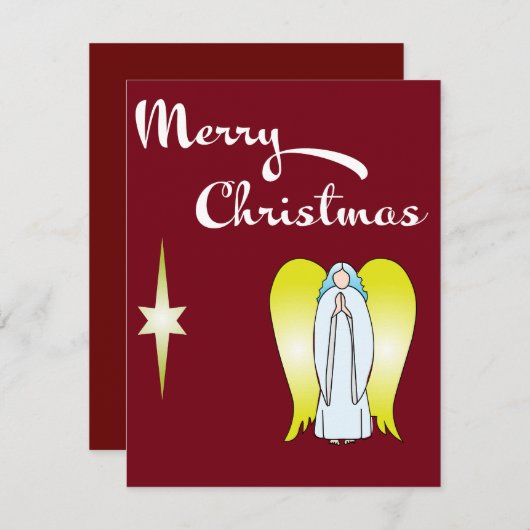 クリスマスカード (正面/裏面)