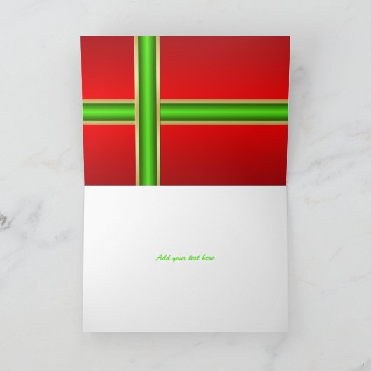 クリスマスカード (内部)