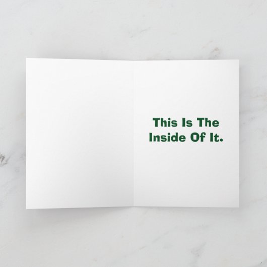 クリスマスカード (内部)