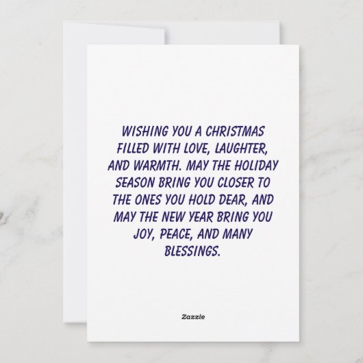 クリスマスカード (裏面)