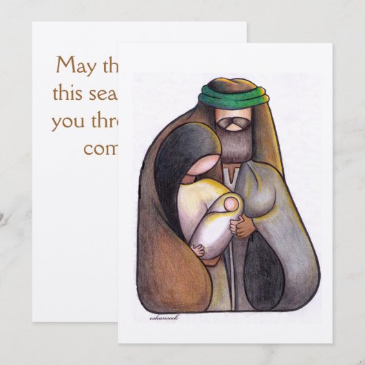 クリスマスカード (正面/裏面)