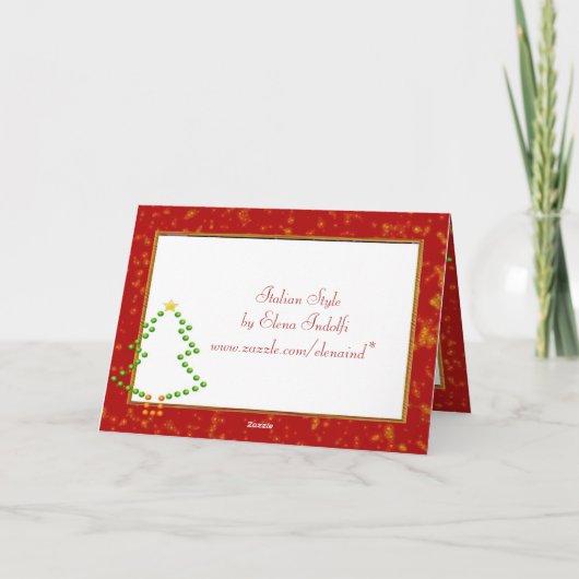 クリスマスカード (裏面)