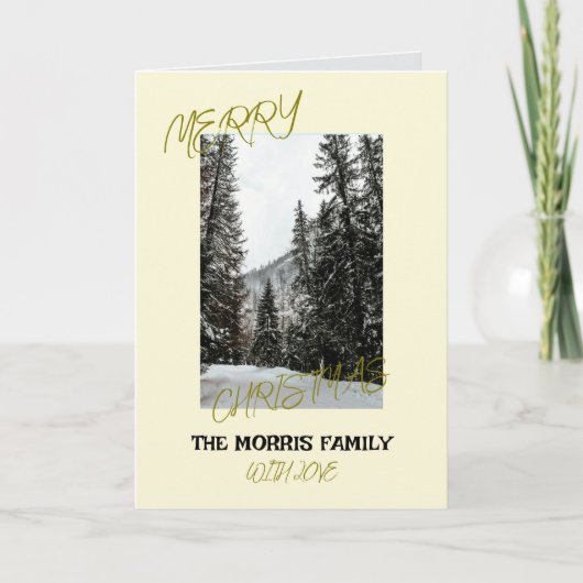 クリスマスカード (正面)