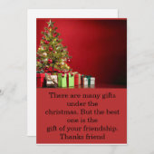 クリスマスカード (正面/裏面)